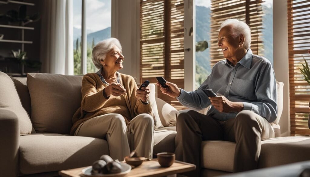 remote controlled window blinds for seniors