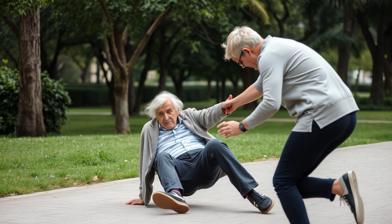 Helping a Senior Get Up from a Fall
