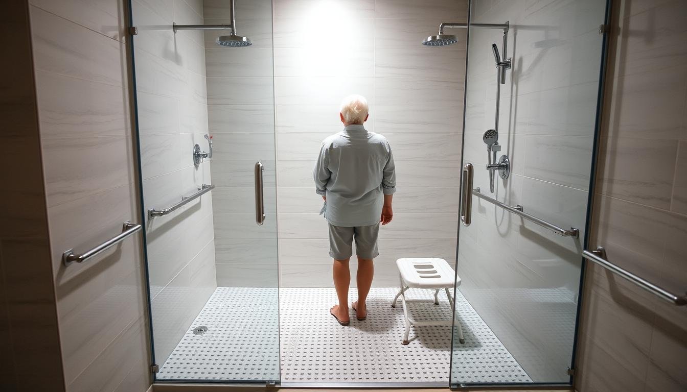 Safe showers for seniors