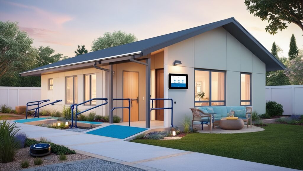 a house modified with a smart system as a Safety Essential for Seniors